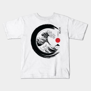 Japanese The Great Wave off Kanagawa Kids T-Shirt